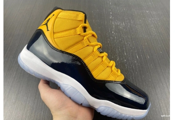 Cheap EP Jordan 11 yellow and Air AJ11 black 0507